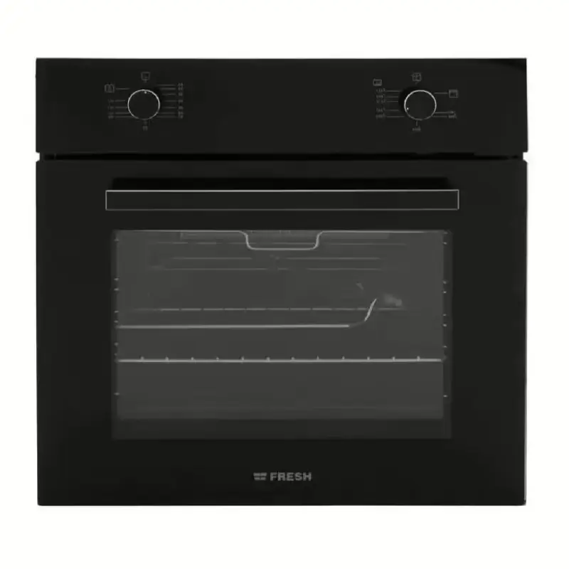 Fresh Built-in Oven 60 Cm Gas Black GEOFR60CGB (8881)