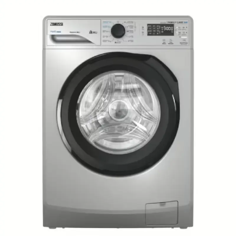 Zanussi Perla Washing Machine 7 Kg Silver With Black Door ZWF7240SB5