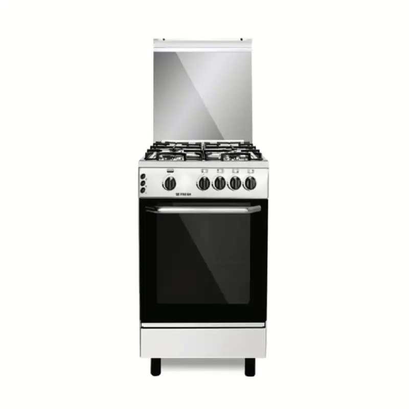 Fresh Rainbow Gas Cooker 4 Burners 60 Cm Black 17611