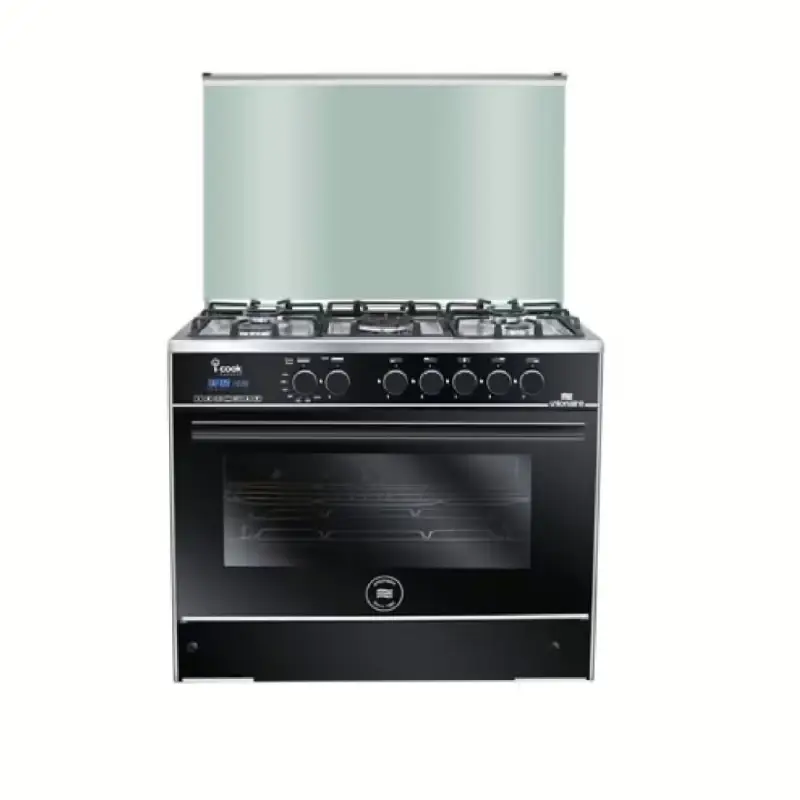 Unionaire i-Cook Gas Cooker 5 Burners Black C69SS-GC-511-CSH-2W-AL