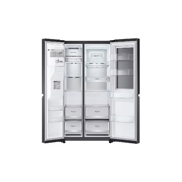 LG Refrigerator 635 Liters No Frost Insta View Side By Side Inverter Silver GC-X257CQHS