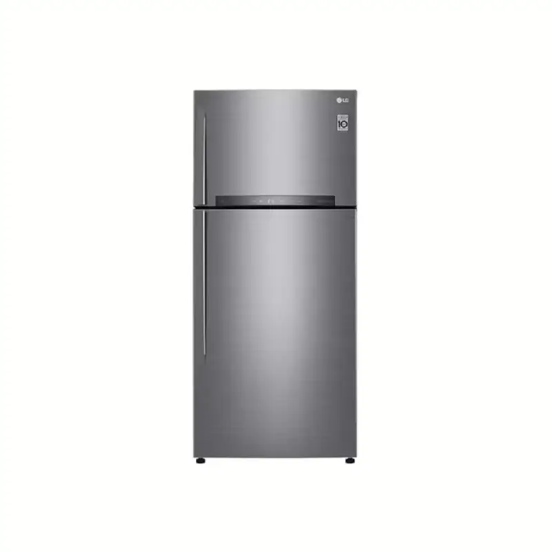 LG Refrigerator 475 Liters No Frost Top Mount Digital Inverter Dark Silver GN-H622HQHL