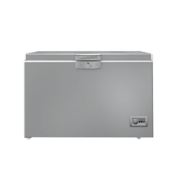 Beko Chest Freezer 362 Liters Defrost Silver HSA40500SEG