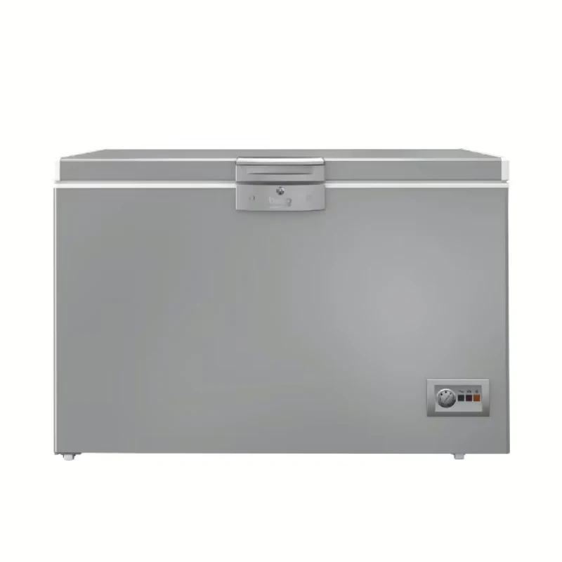 Beko Chest Freezer 362 Liters Defrost Silver HSA40500SEG