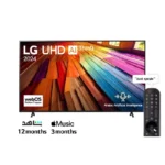 LG TV 86 Inches Smart 4K UHD AI Magic remote With Built IN Receiver 86UT80006LA