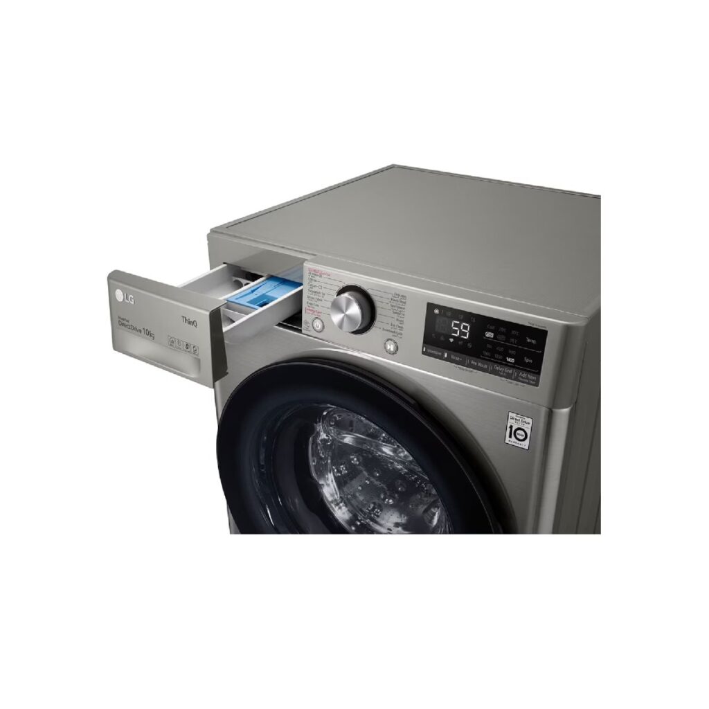 LG Vivace Washing Machine 10 Kg With AI Wash AIDD technology Platinum F4Y5RYGYPV