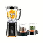 Kenwood Blender With 2 Grinders 1.5 Liters 500 Watt Black BLP15360BK ( International Warranty)