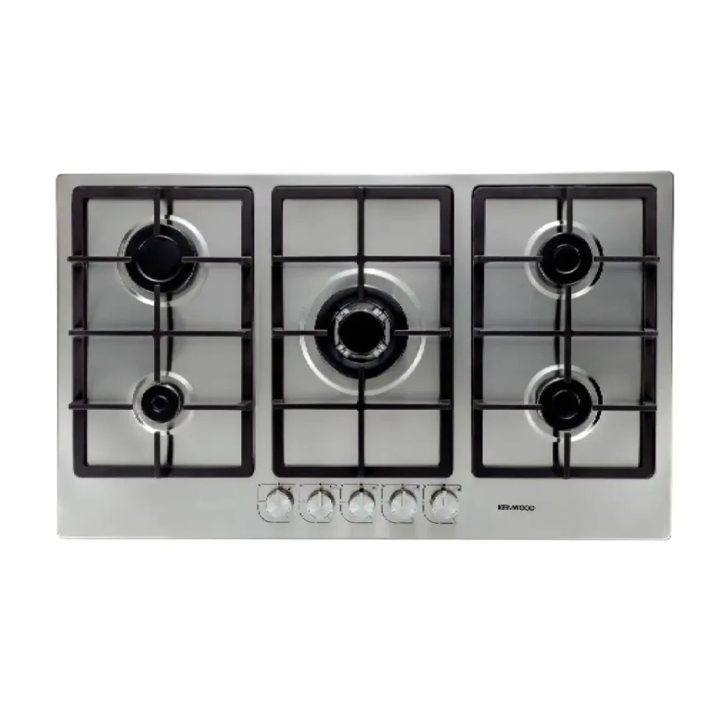 Kenwood Built In  Hob Gas5 Burners Stainless Steel  HOB90.000SS