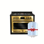 Unionaire O-Signature 2 Cooker 5 Burners Gas Gold C69EBGC383ICS2FOS2BG2WAL With Gift Unionaire Water Heater