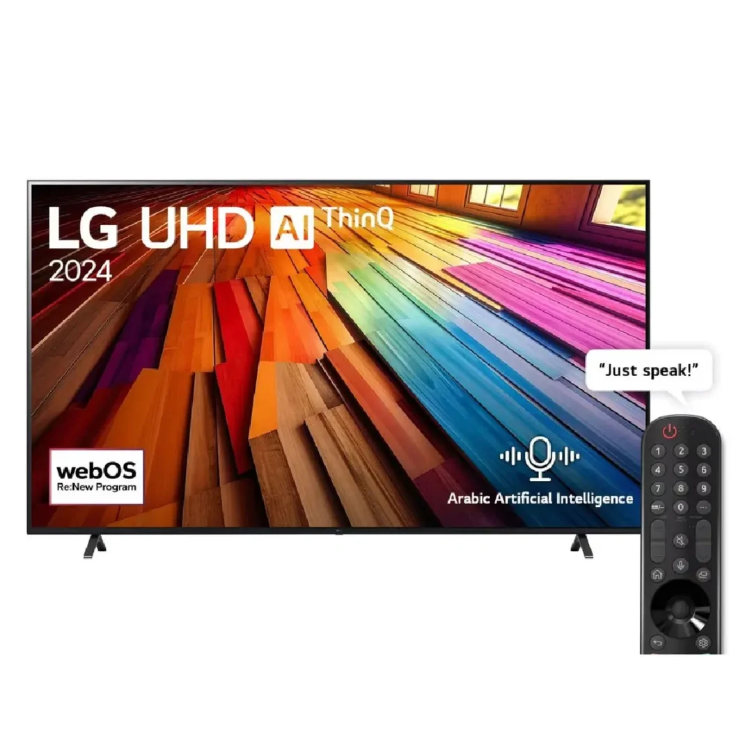 LG 75 Inch 4K UHD Smart LED TV with Built in Receiver 75UT80006LA