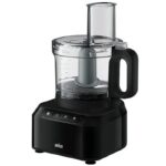 Braun Food Processor 800 Watt 2.1 Liters Black with Grinder Black FP3132BK