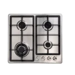 Kenwood Built In Hob 60 Cm Gas 4 Burners  Stainless Steel  HOB60.000SS