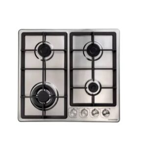 Kenwood Built In Hob Gas 4 Burners Stainless Steel HOB60.000SS