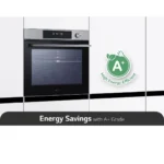 LG Insta View Built-in Electric Oven 60 Cm 76 Liters with Air Fry Black and Silver WSED7613S