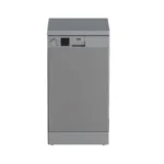 Beko Dishwasher 10 place settings Freestanding Slimline Silver DVS05020S