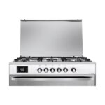 Fresh Cooker 5 Burners Hammer Gas Touch Hydraulic Digital Stainless Steel 16945