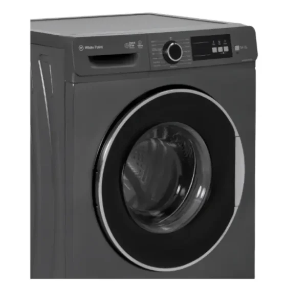 White Point Washing Machine 8 Kg Automatic Front Load Inverter Graphite Black WPW81015DSWB
