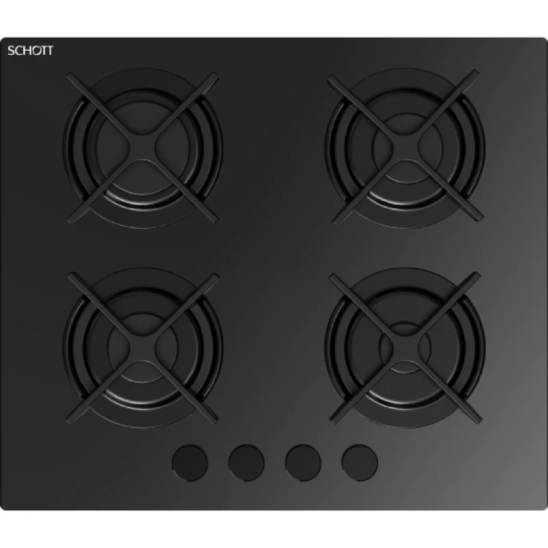 Fresh Built-In Hob 60 cm Glass Safety Cast HFR60CMGC1-9617