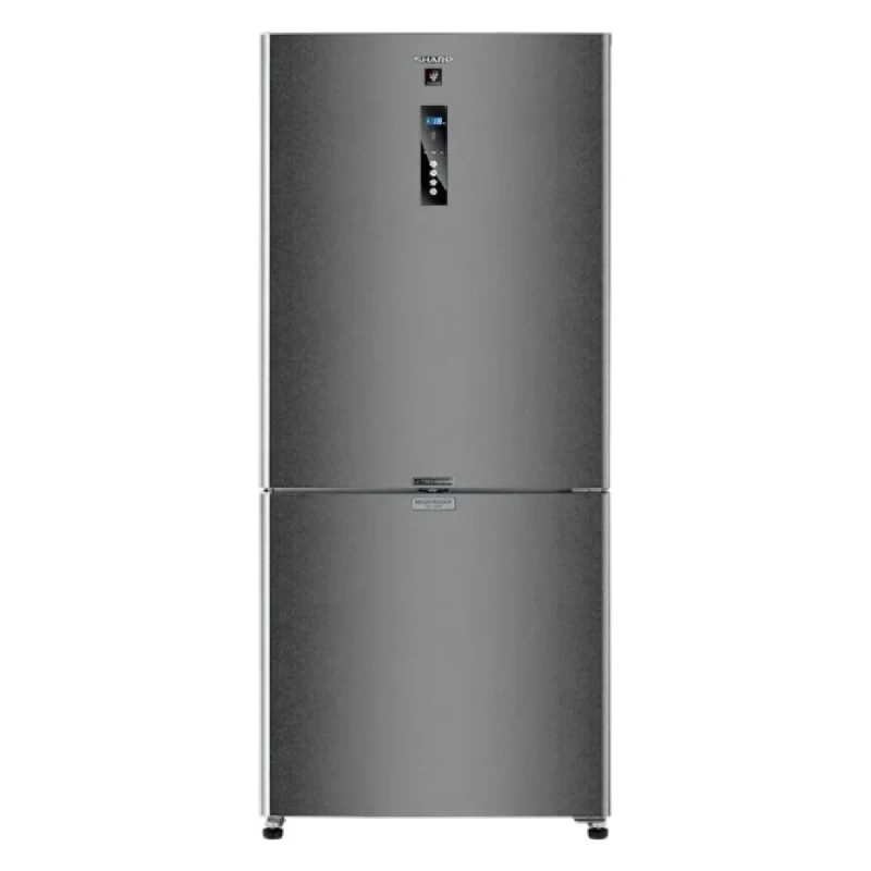 Sharp Refrigerator 448 Liters Combi Inverter Digital Dark Stainless Steel SJ-PV60K-DST