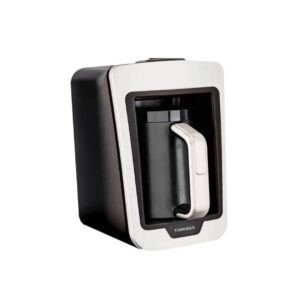 ماكينه قهوه تورنيدو تركي أوتوماتيك0.33 لتر أبيض × أسود TCME-100W