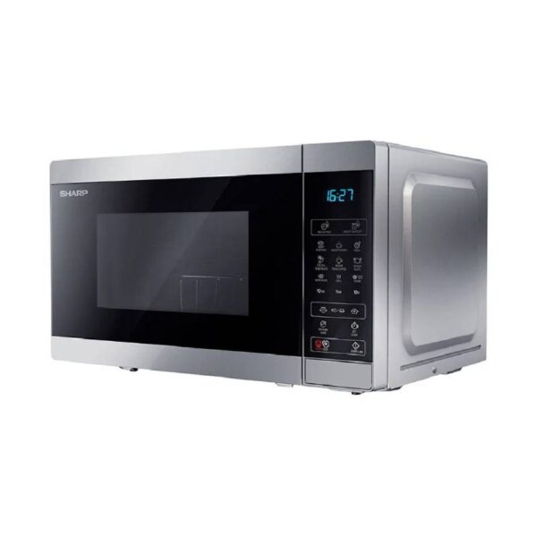 ميكروويف شارب شواية 25 لتر 900 وات 8 قوائم فضي R-250MGR-SL2
