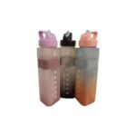 Acrylic Water Bottle Square Shaped Multi-Color