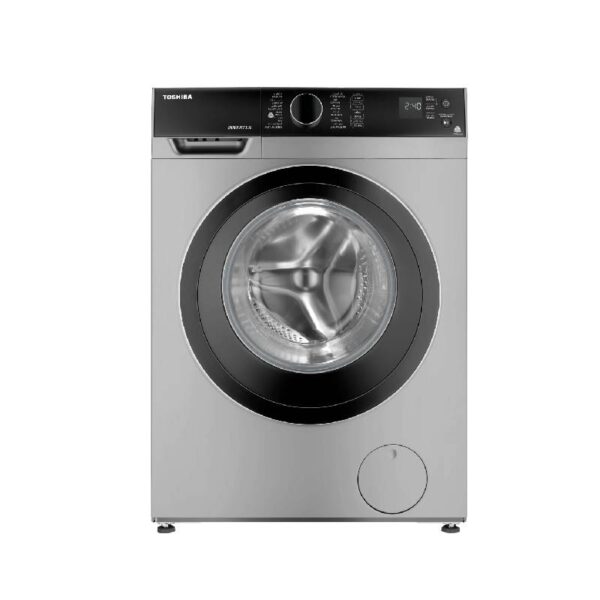 Toshiba Washing Machine Front Load , 9 KG, Inverter Motor, Silver TW-BJ100M4E(SK)