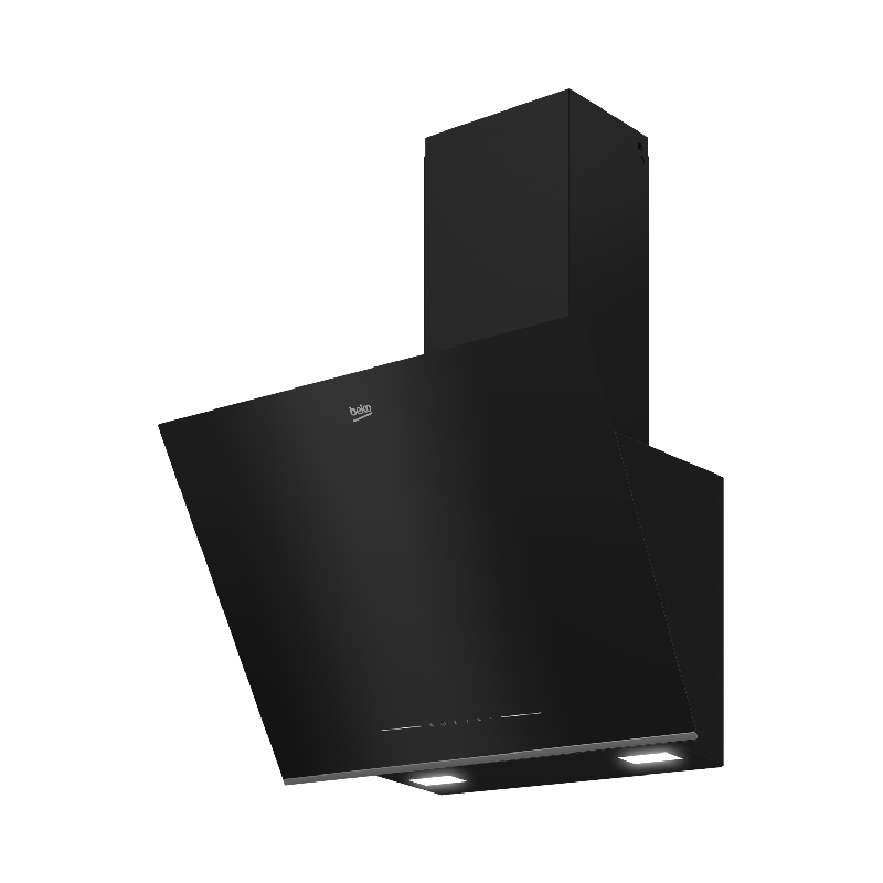 Beko Built-in Hood 60cm Pyramid Black - BHCA66641BFBHSE