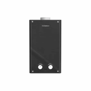 Tornado Gas Water Heater 10 liter Glass Black GHE-10MP-GB