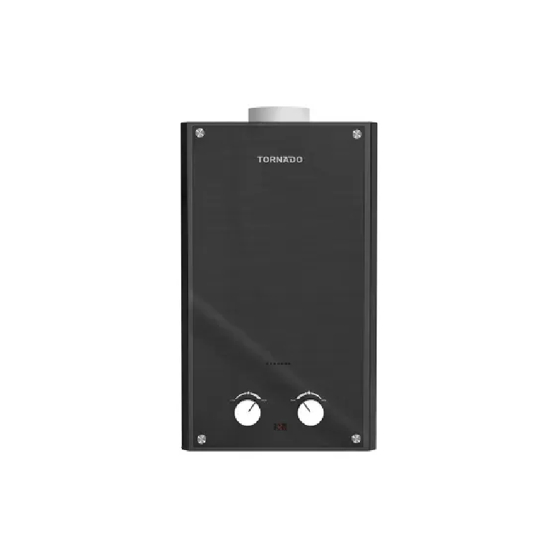 Tornado Water Heater 10L Natural Gas Glass Black GHE-10MP-GB