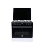 Unionaire Gas Cooker 80 cm Gusto Cast with Fan Timer and Gas Chambers C68SSB-DC-443-IDSOF-GU-AL