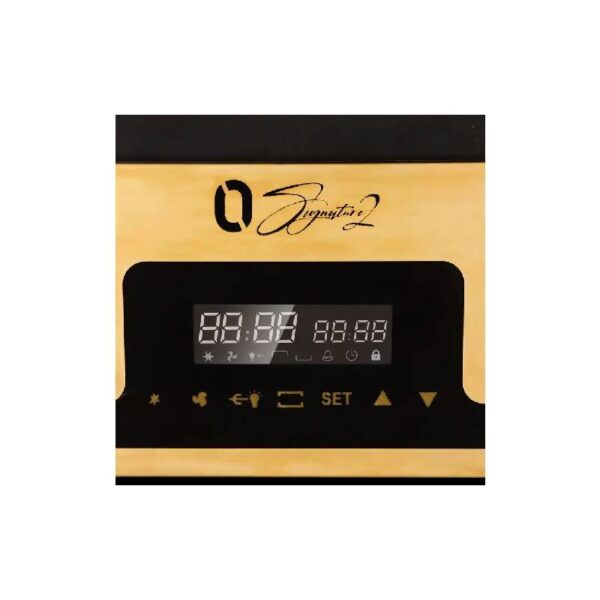 بوتاجاز يونيون اير 90 سم O-Signature 2 كنترول 2 مروحه 2 ماتور جولد C69EB-GC-383-ICS2F-OS2BG-2W-AL