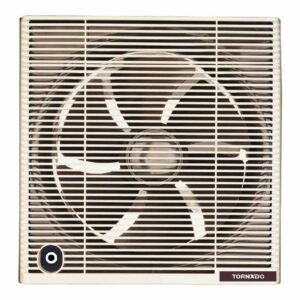 شفاط تورنيدو 30سم بالشبكه كريمي معدل TVS-30CM
