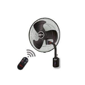 Prifix Wall Fan Shark 18 Inch With Remote Black WSF-181