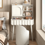 Dressing Table Without Chair Red Beech Wood White