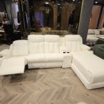 ركنة ليزي 310×200 سم خشب زان أحمر بميكانيزم مانيوال مستورد