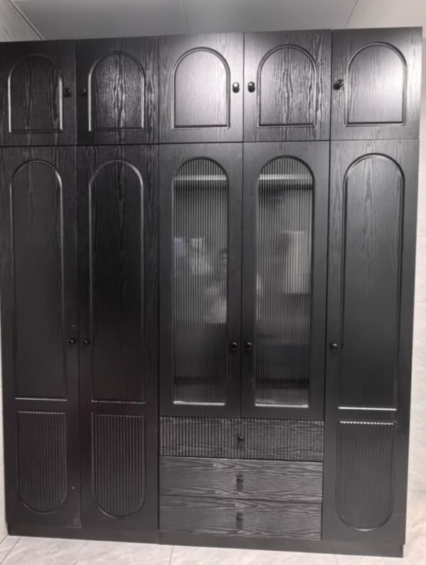 Natural Wardrobe - Red Beech & Conter Wood - 280×250×57 cm