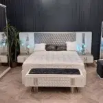 غرفة نوم الاسكا بأخشاب الزان الأحمر والموسكي