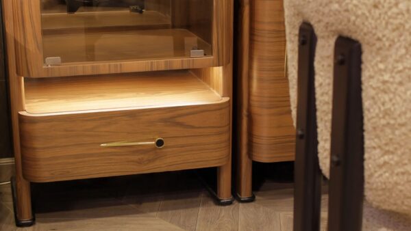 Dining Room Set - Moka - Natural Veneer with Turkish Accessories