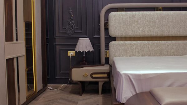Bedroom Set - Lamour - Natural Veneer, Red Beech Wood & Imported Upholstery