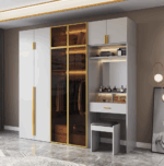 دولاب MDF ماليزي  2 باب زجاج