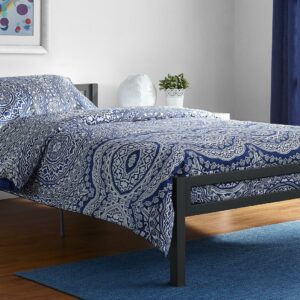 سرير معدني مع الواح خشبية 200×120 سم Bed.10