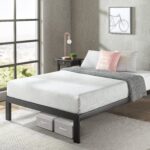 سرير ستيل Bed.18 مع قاعدة خشب ملل مقاس 200×120 سم