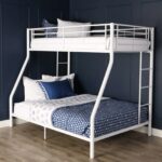 سرير ستيل Bed.23 مع قاعدة خشب ملل وMDF مقاس 200×120×180 سم