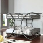 سرير معدني مع الواح خشبية 200×120×180 سم Bed.26