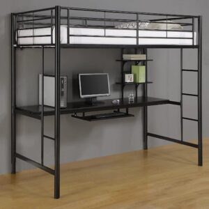 سرير معدني مع الواح خشبية 200×100×180 سم Bed.28