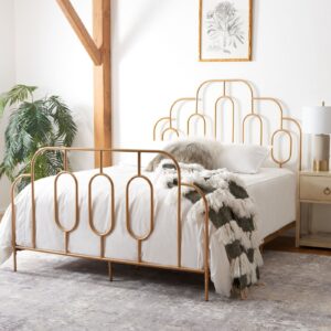 سرير ستيل مع الواح خشبية 200×160 سم Bed.5