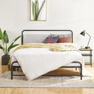 سرير ستيل Bed.8 مع قاعدة خشب ملل مقاس 200×160 سم