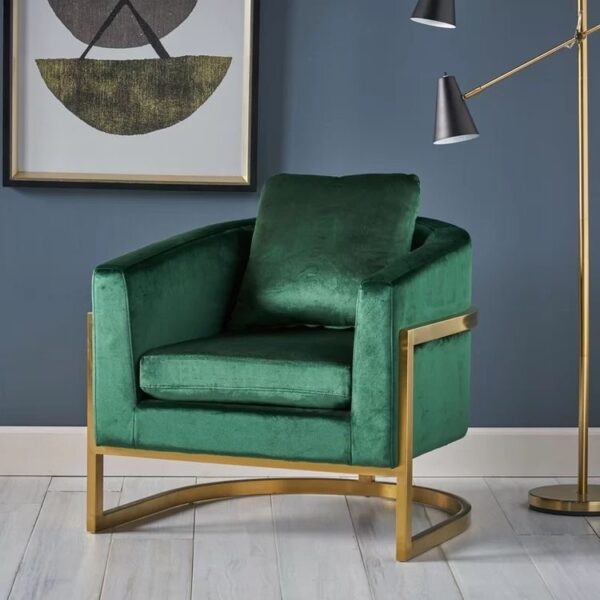 كرسي مُنجّد من الستيل مقاس 80×60×75 سم Chair.2
