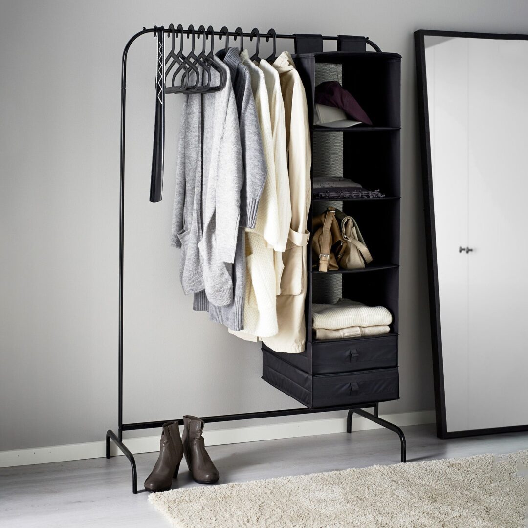 Steel Clothes Hanger Stand - Cloths Hanger.11 - 100×40×180 cm